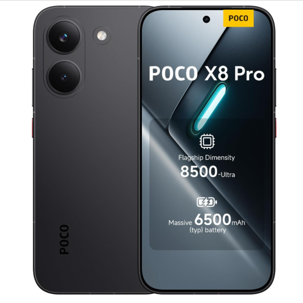 Buy Poco X8 Pro 8+256 Black | Techinthebasket